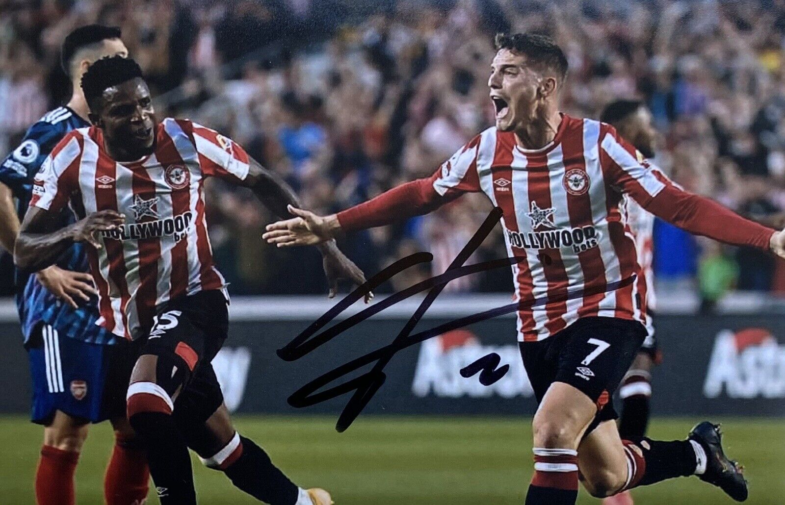 Sergi Canos Genuine Hand Signed Brentford 6X4 Photo Poster painting, See Proof, 2