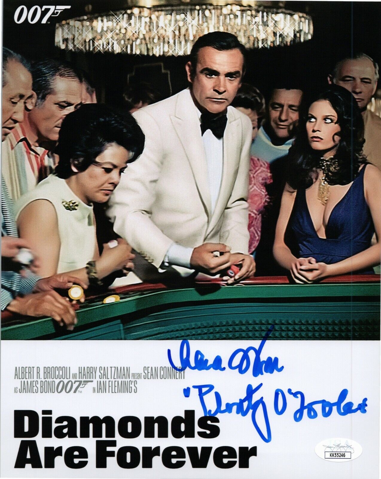 LANA WOOD Authentic Signed JAMES BOND ~Diamonds Are Forever