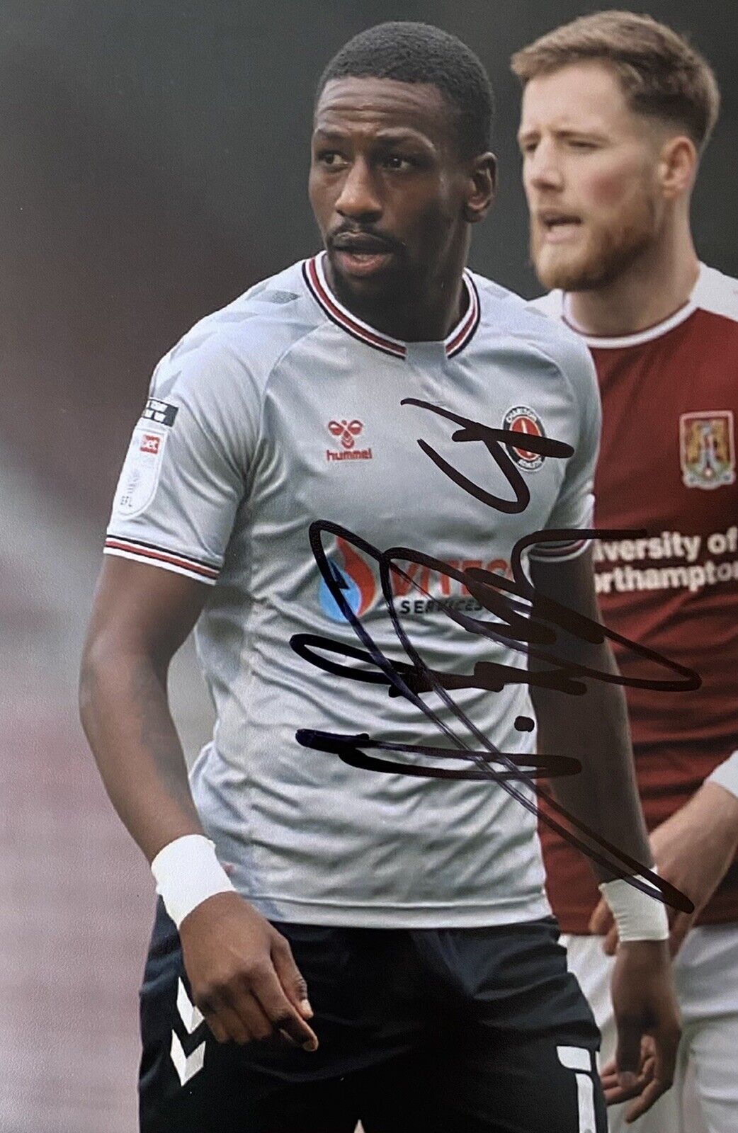 Omar Bogle Genuine Hand Signed Charlton Athletic 6X4 Photo Poster painting