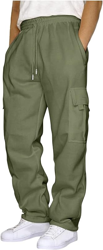 Men&#39;s Pleated Stitch Straight Leg Long Pants Mens Sweat Pants With Pockets White Linen Pants For Men Men&#39;s Plaid Dress Pants