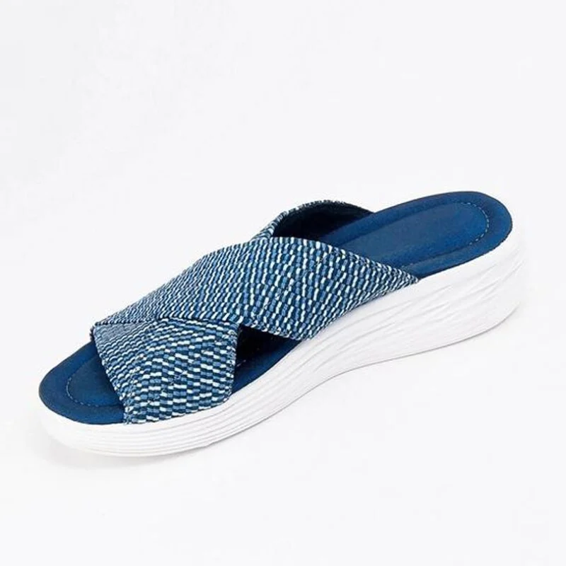 Women Summer Slippers Casual Ladies Sandals Platform Non-slip Female Shoes Soft Wedge Outdoor Women Slippers Dropshipping Shoes