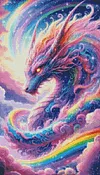 Luxury AB Velvet Diamond Painting Kit - Dragon