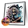 Diamond Painting - Partial Special Shaped Drill - Halloween Skull(Canvas|30*30cm)