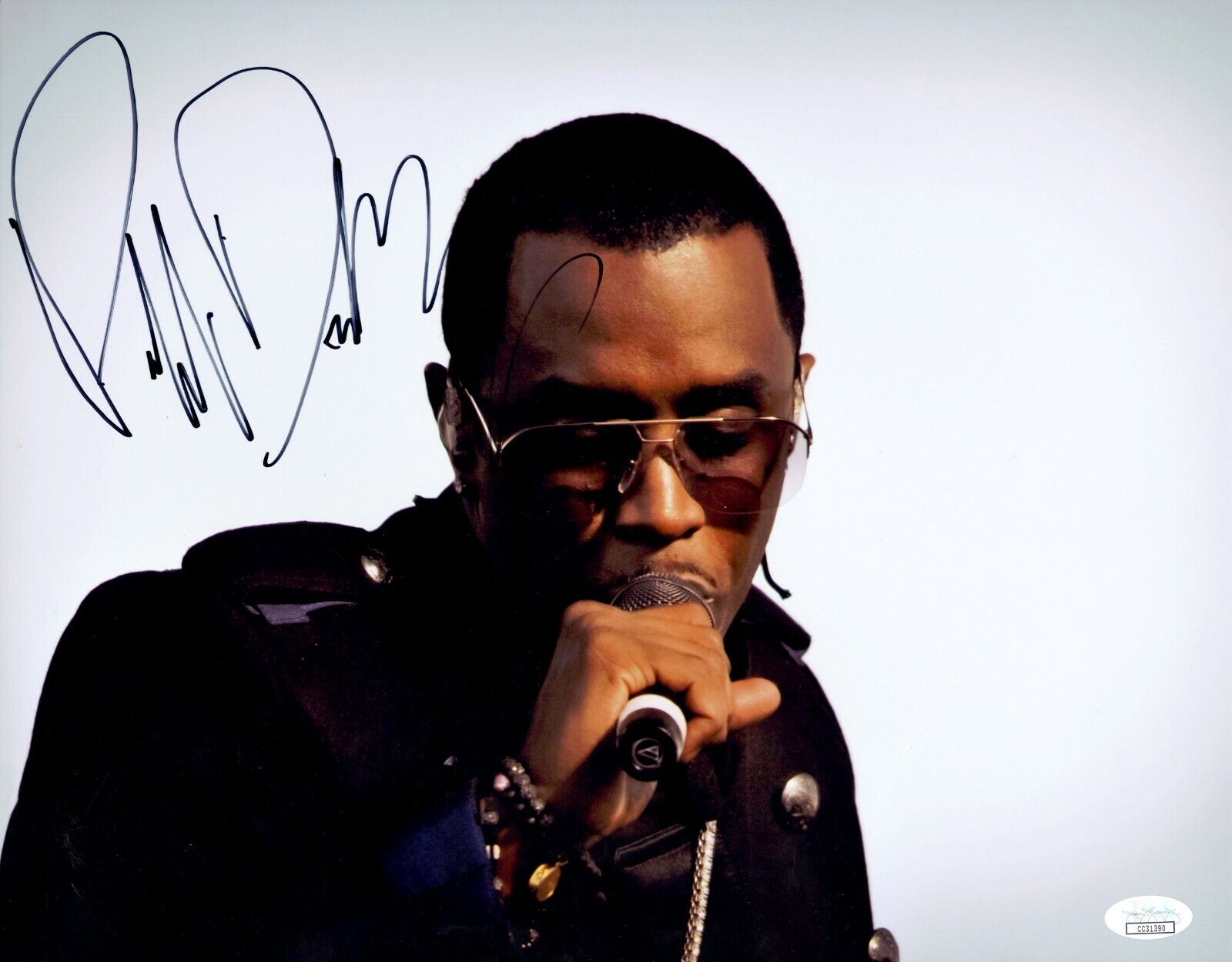 Sean Puff Daddy P Diddy Combs Signed 11x14 Photo Poster painting Beckett BAS/BGS COA Auto 1/1