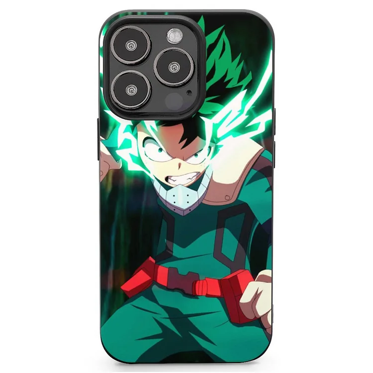 Izuku Midoriya Anime My Hero Academia Phone Case(18) Mobile Phone Shell IPhone 13 and iPhone14 Pro Max and IPhone 15 Plus Case - Heather Prints Shirts