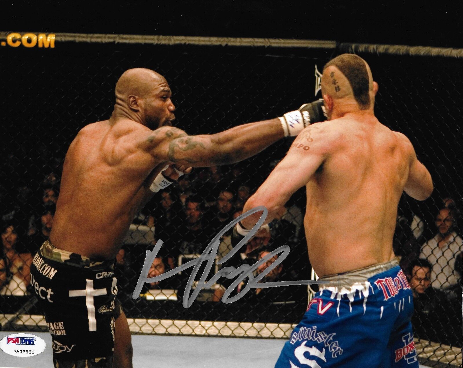 Quinton Rampage Jackson Signed UFC 71 8x10 Photo Poster painting PSA/DNA COA Picture Autograph 1