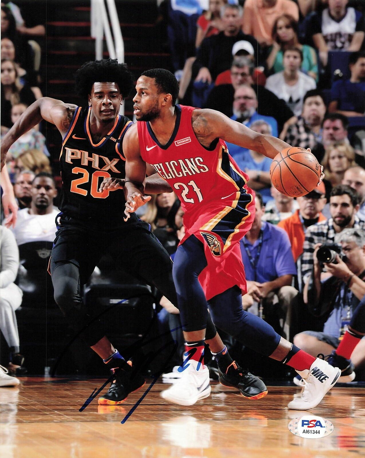 DARIUS MILLER signed 8x10 Photo Poster painting PSA/DNA New Orleans Pelicans Autographed