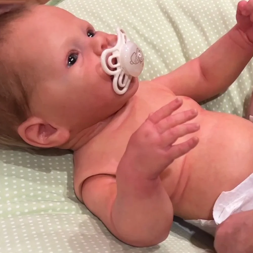 17''Full Soft Silicone Taylor Reborn Baby Doll