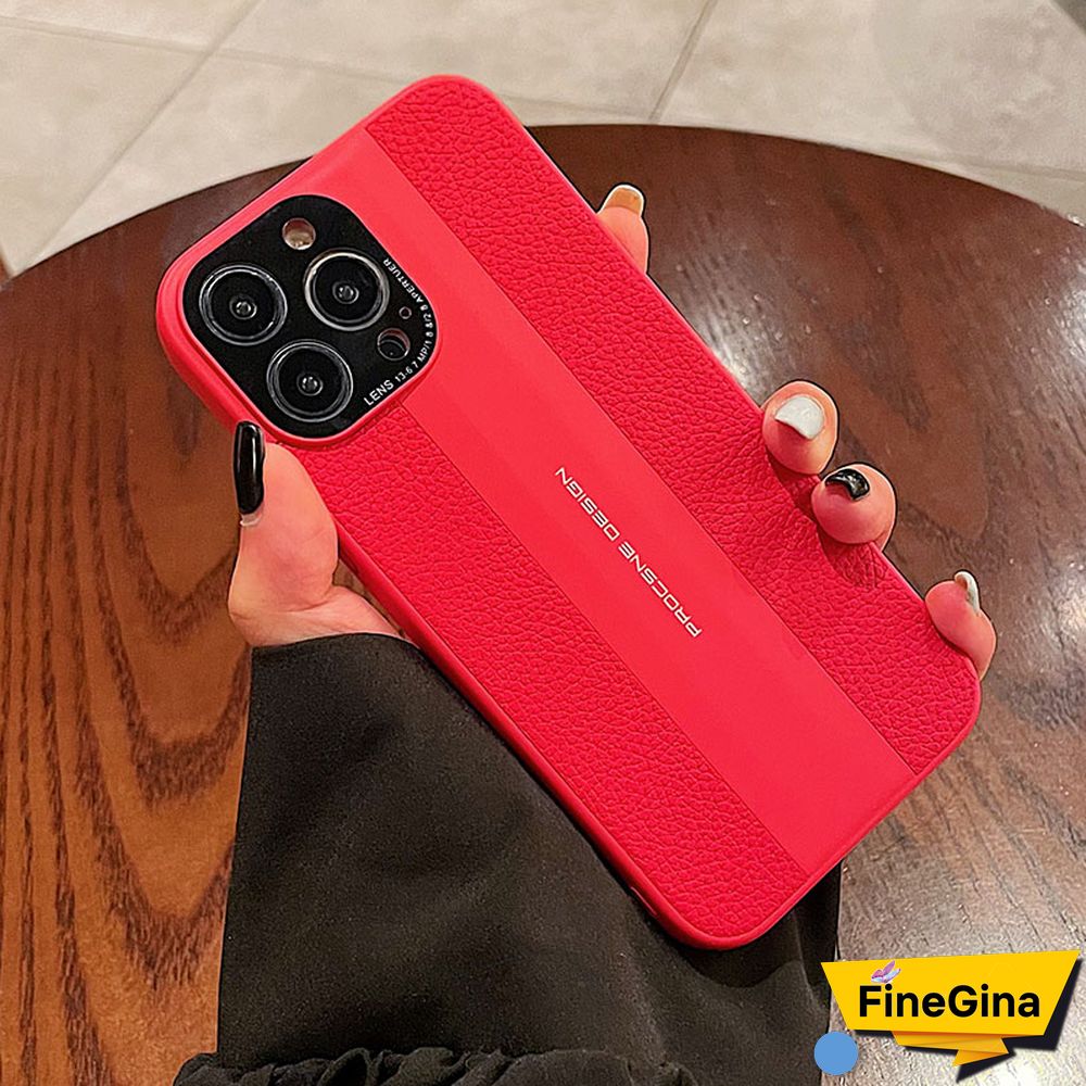 White Casual Street Letter Print Patchwork Phone Case