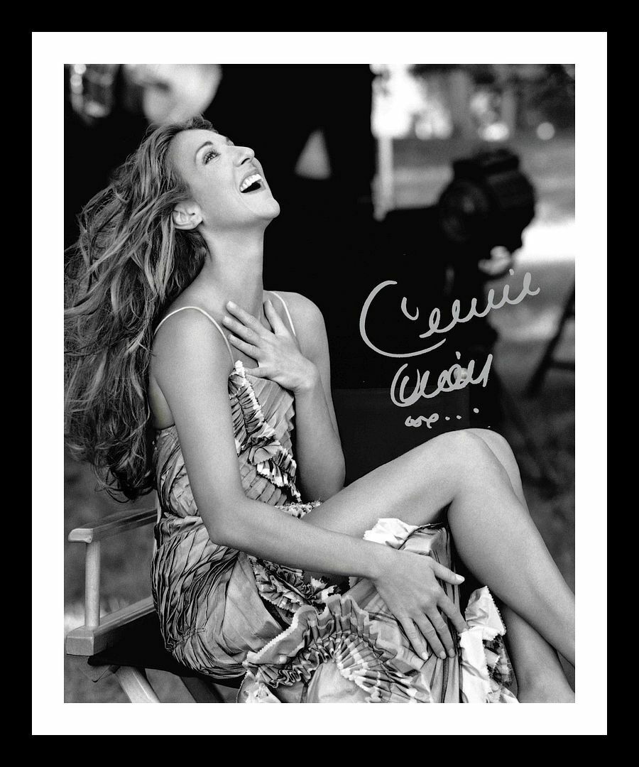 Celine Dion Autograph Signed & Framed Photo Poster painting 2