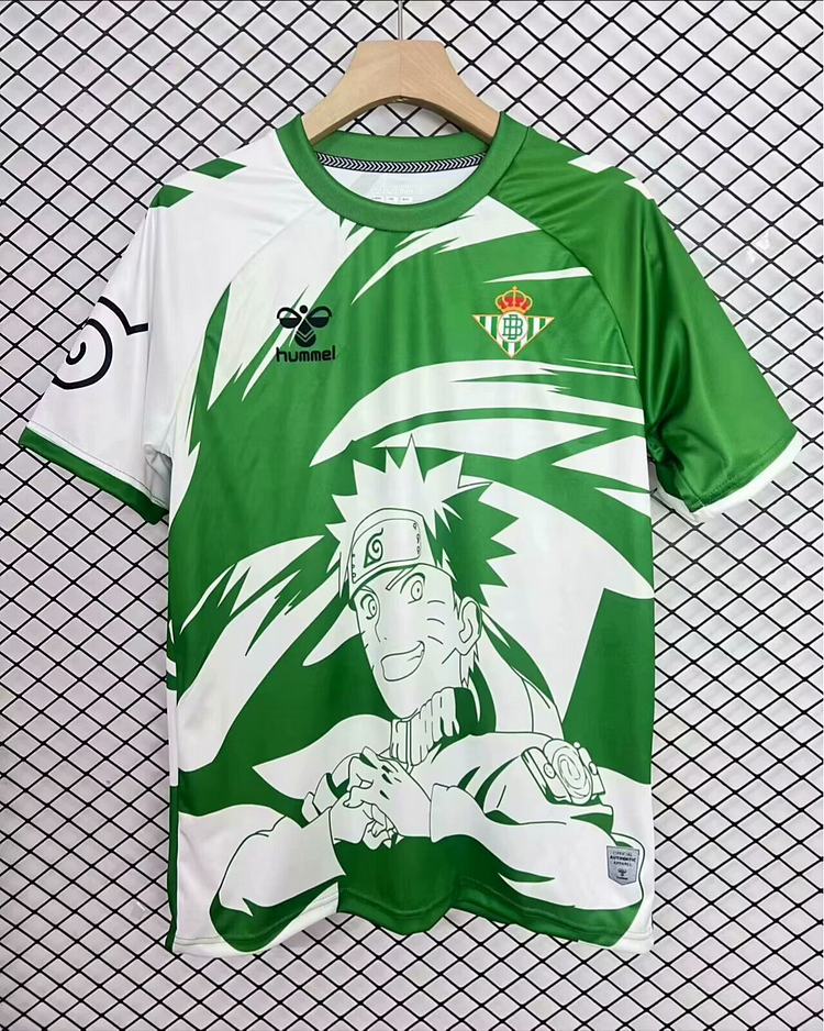 Fans Edition S-4XL 2025 Real Betis "Naruto" Co-Branded Football Jersey