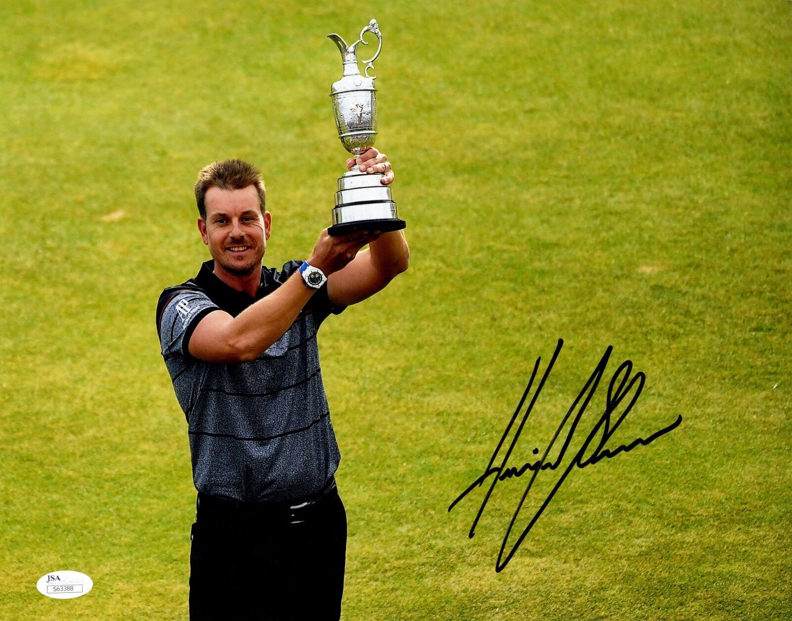 Henrik Stenson Signed 11x14 Photo Poster painting JSA COA Auto PGA 2016 British Open Royal Troon