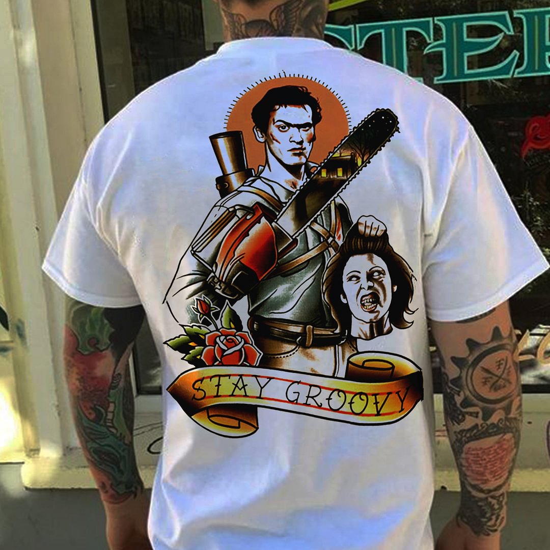 man kills woman casual shirt - Krazyskull