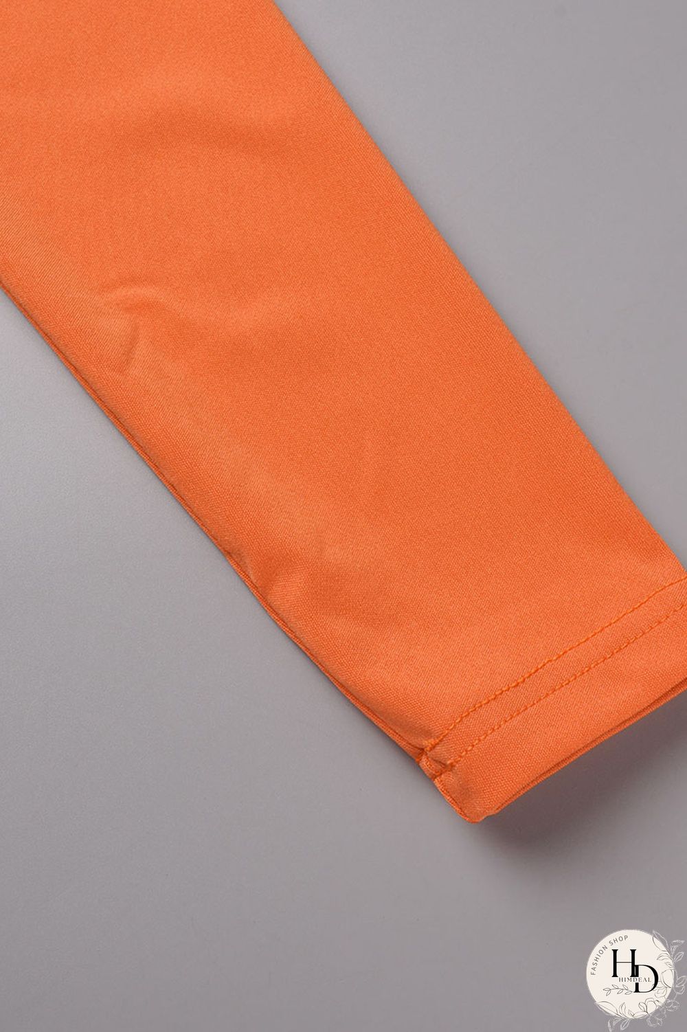 Orange Sexy Solid Patchwork Feathers Asymmetrical V Neck Pencil Skirt Dresses