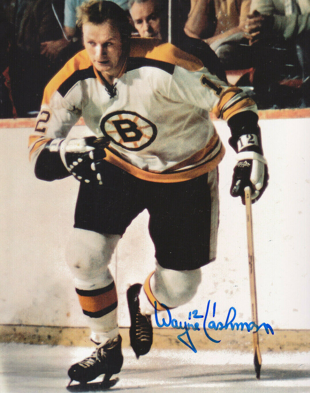 5 LOT WAYNE CASHMAN AUTOGRAPH SIGNED 8X10 Photo Poster painting BOSTON BRUINS COA