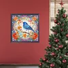 >SALE<5D DIY Full Round Drill Diamond Painting Bluebird Kit Home Decoration 30x30cm