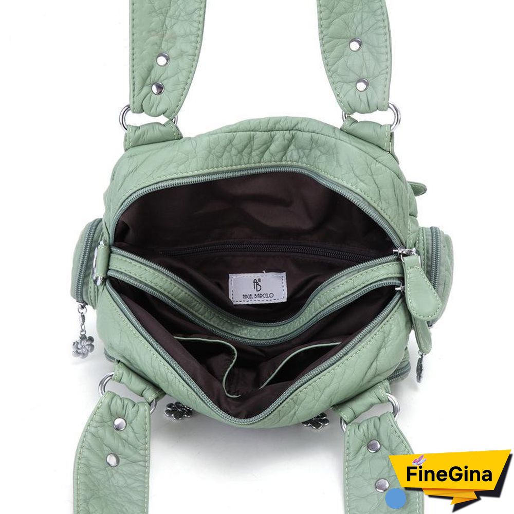 Retro Pure Color Tote Bag