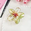 6PCS Flashing Colors Flower Shape Hair Claw
