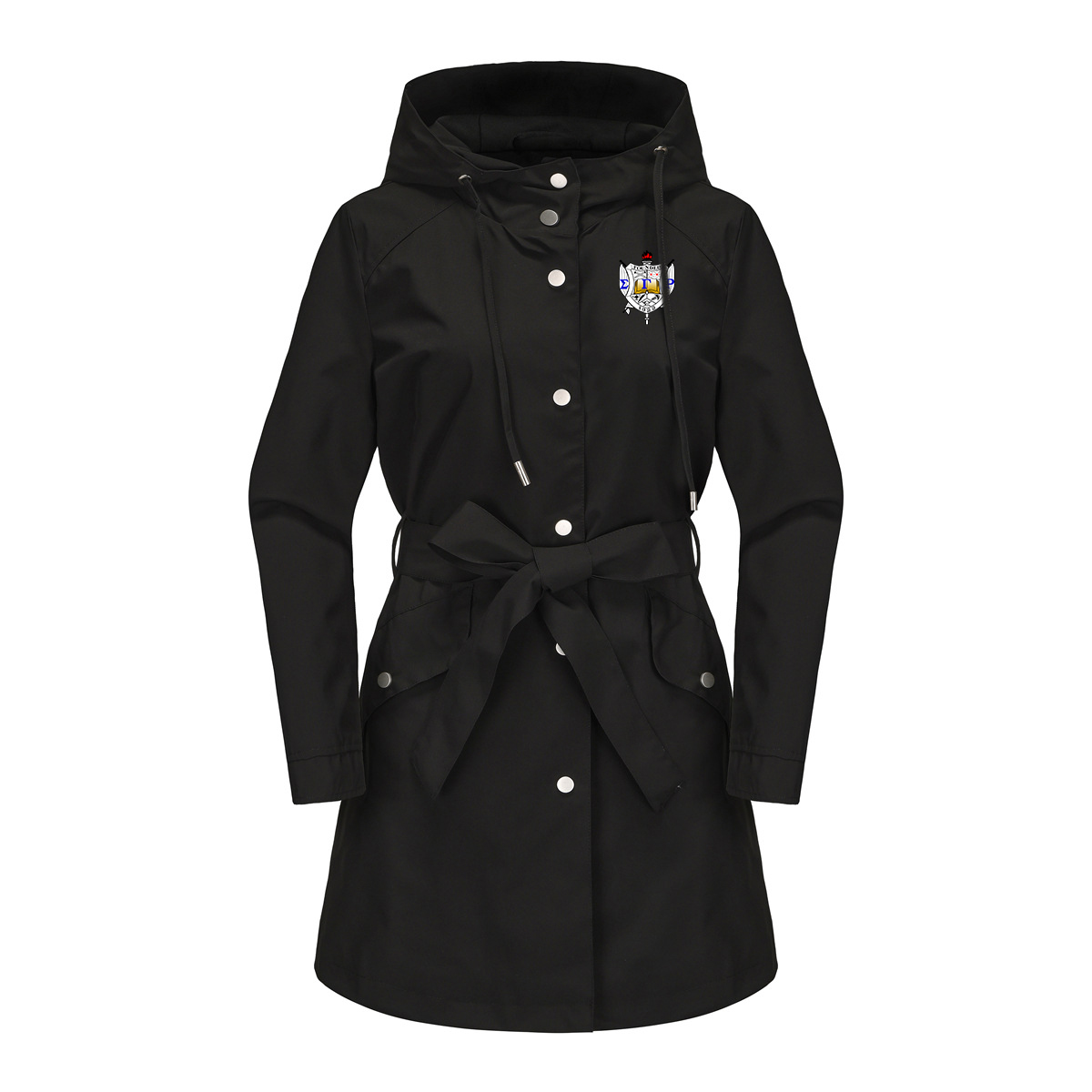 New casual loose waterproof hooded windbreaker