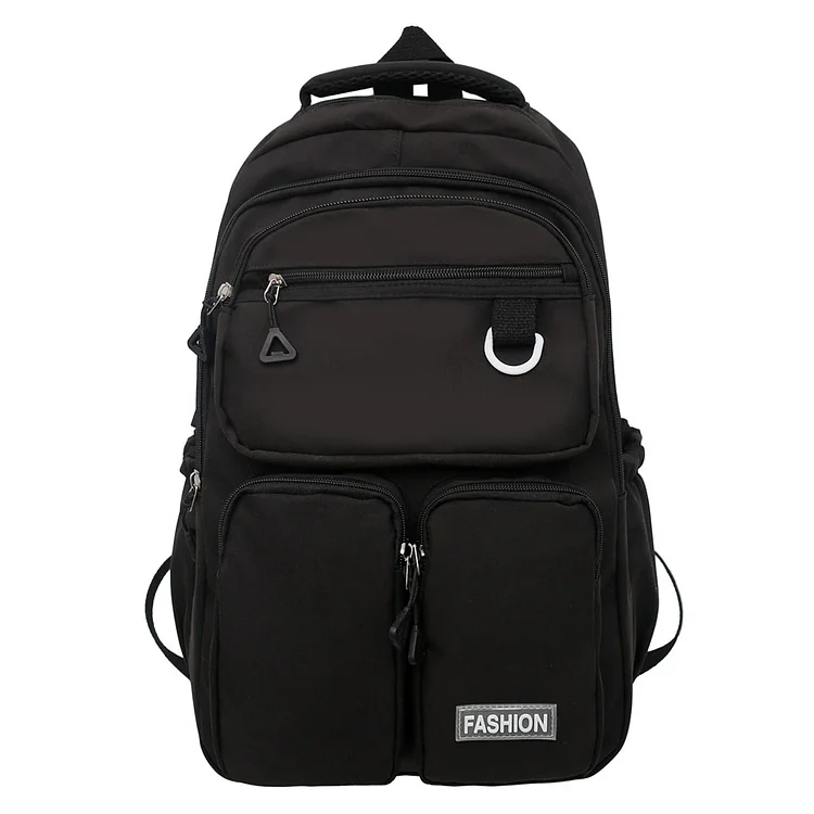 Student Backpack Fashion Harajuku Bookbag Waterproof Multi-Pockets for Vacations-Annaletters