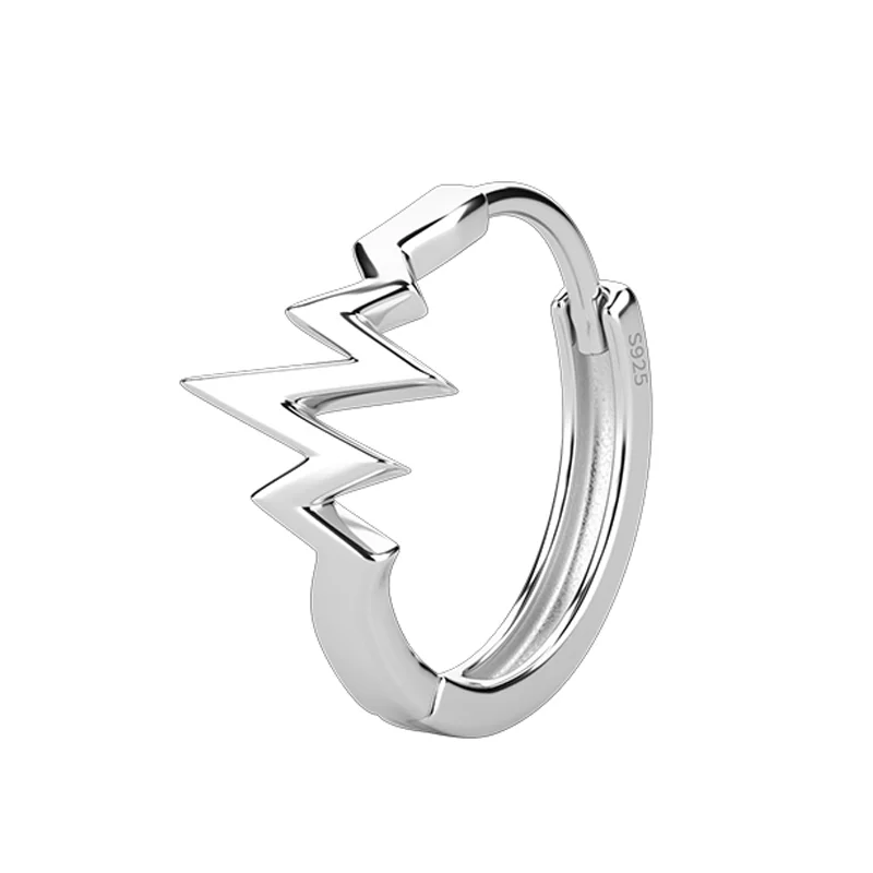 SMAWELL Men's 925 sterling Silver Stud earrings