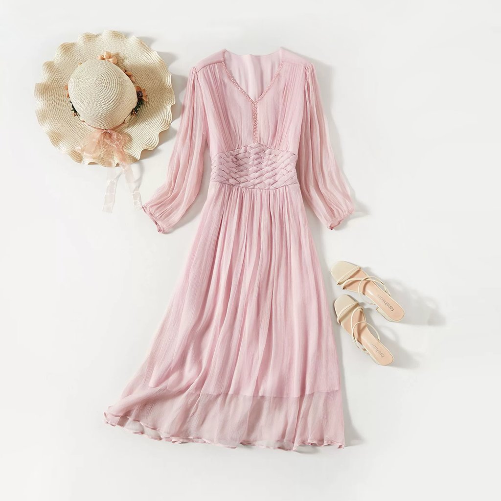Women' Silk Dress Multi-color Summer Style REAL SILK LIFE