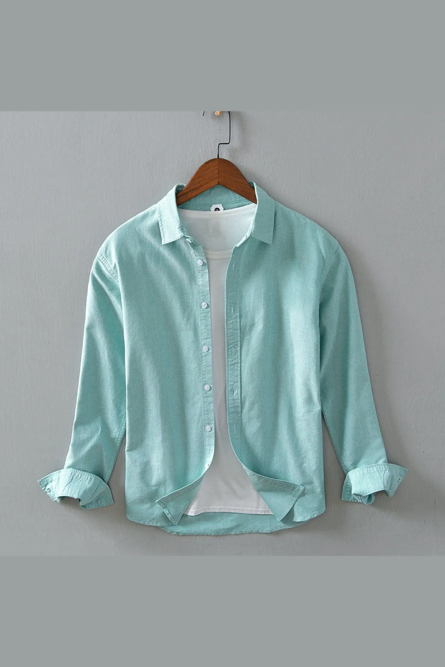 Men's Cotton Shirt &ndash; Versatile Button-Front Smart Casual Layer