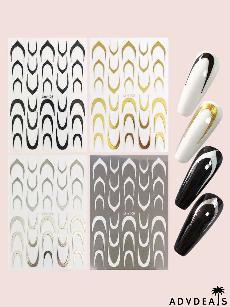 4sheets Graphic Nail Art Sticker