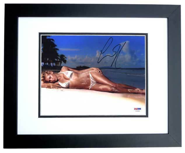 Anna Kournikova Signed Autographed Model Tennis 8x10 inch Photo Poster painting FRAMED PSA/DNA