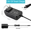 AMK Smart RC Car Battery Charger for 4.8V 7.2V 8.4V 9.6V Battery, RC Car Charger for T-raxxas Battery 2.4V-12V NiMH/NiCD Battery Pack