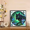 Wolf - Rundbohrer Diamant Malerei - 30 * 30cm