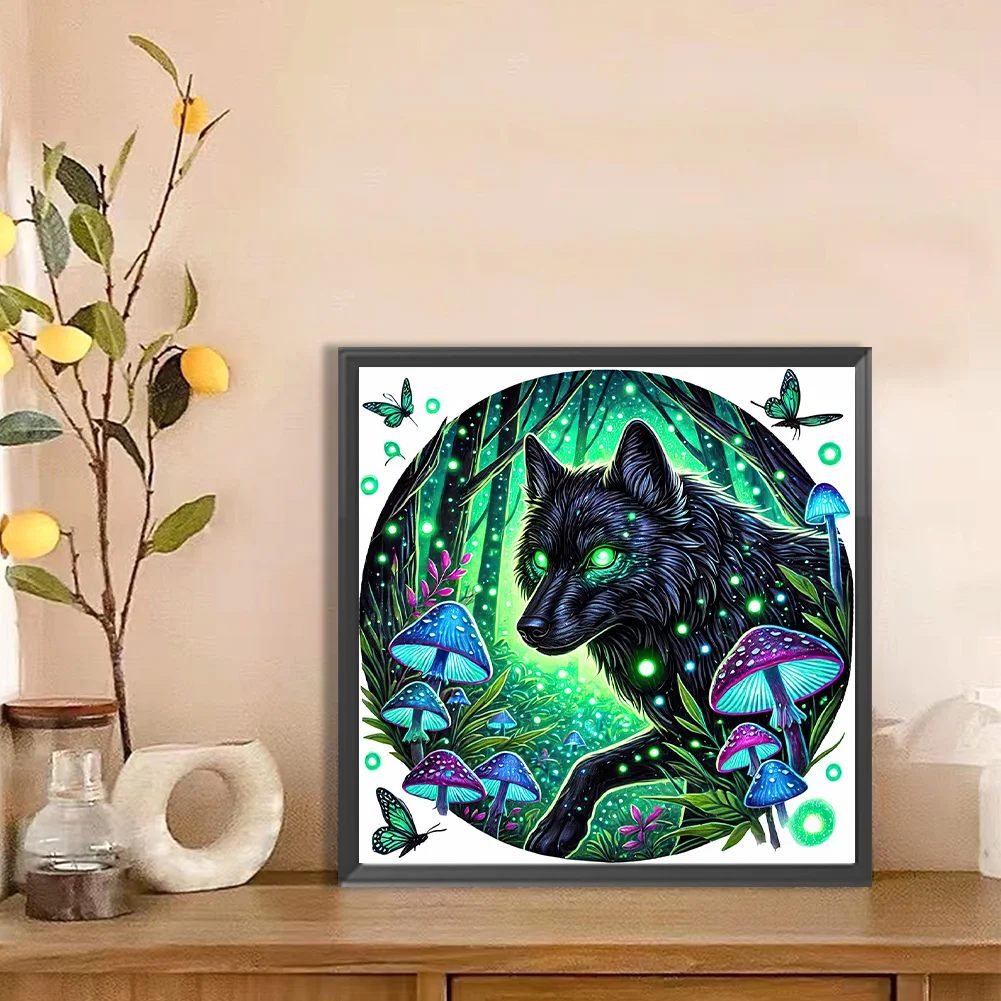 Diamond Painting - Full Round Drill - Wolf(Canvas|30*30cm)