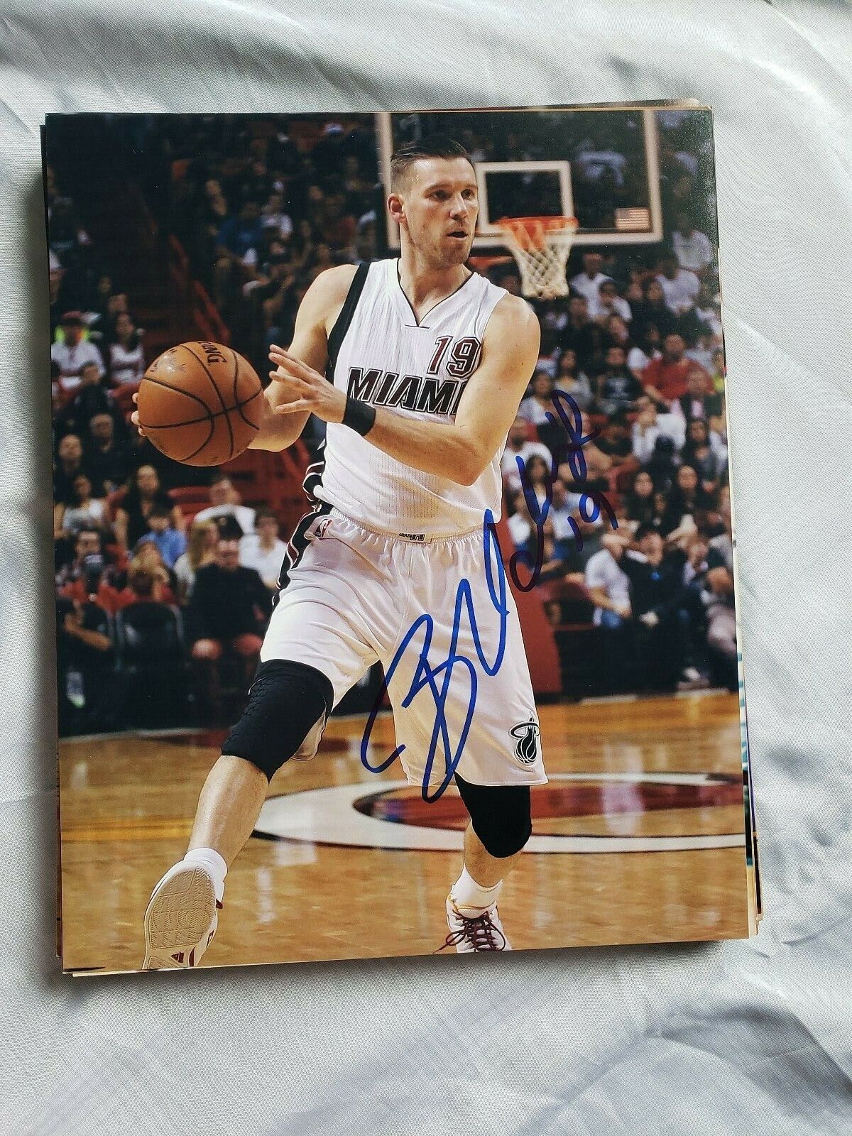 BENO UDRIH MIAMI HEAT SIGNED AUTOGRAPHED 8x10 Photo Poster painting COA BASKETBALL NBA SLOVENIA