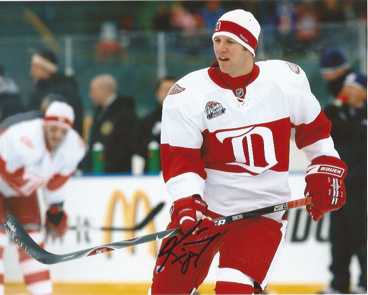 Detroit Red Wings Kirk Maltby Signed Autographed 8x10 Photo Poster painting COA