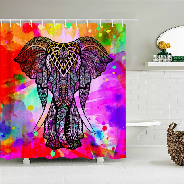 

Shower Curtain – India Elephant-180*180cm, 501 Original