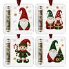 4Pcs Christmas DIY Diamond Painting Clear Acrylic Ornaments Cash Slot