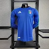 2024 Player Version Long Sleeve Italy Home Football Shirt 1:1 Thai Quality