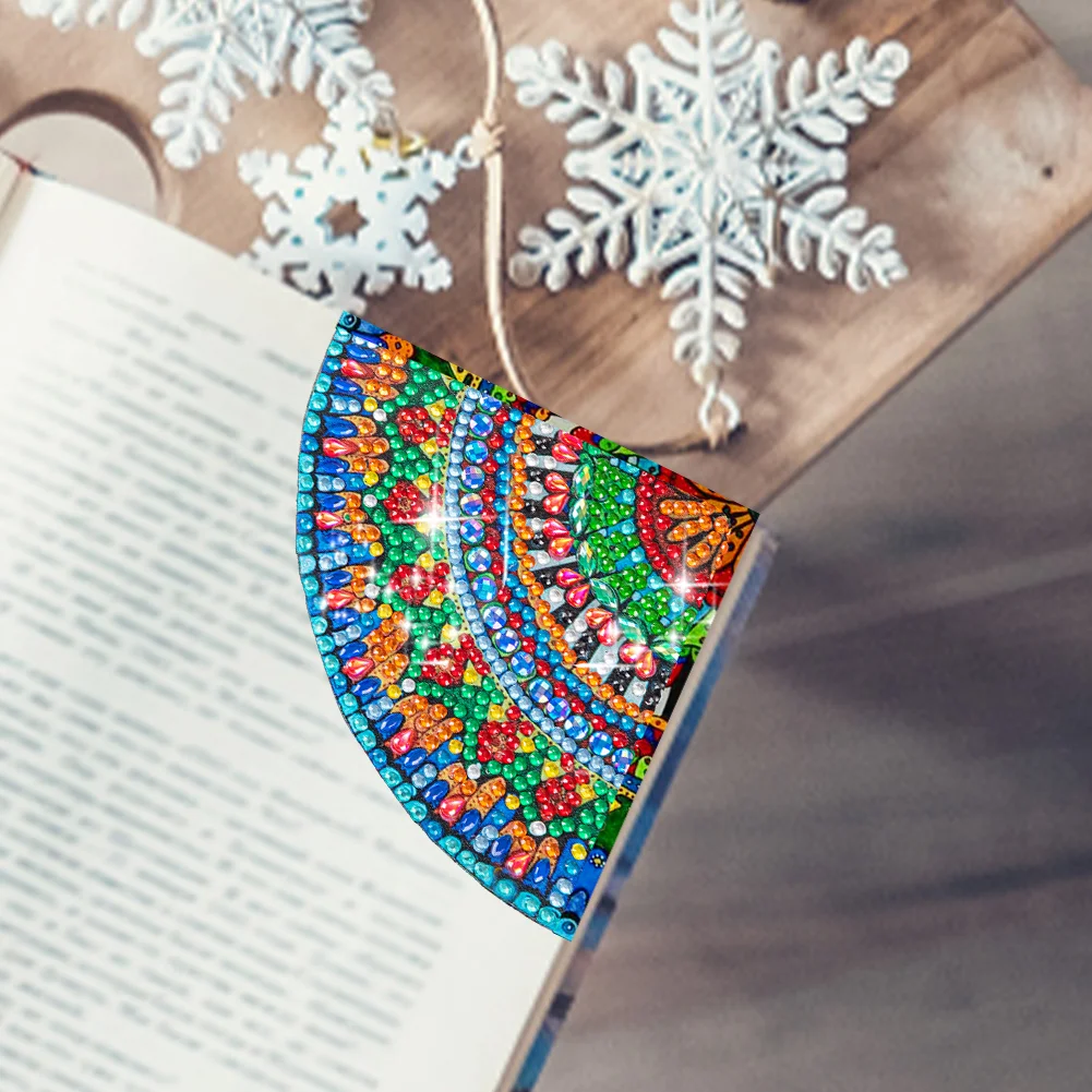 DIY Corner Bookmark Art Craft 5D Dot Drill Book Mark for Presents