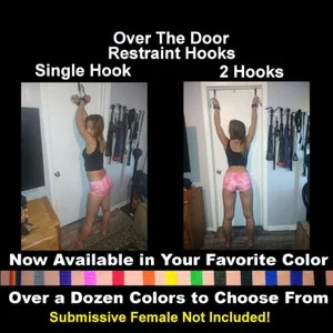 pornhint Pornhint Over Door Suspension Hook  - Restrain a submissive on Any Door  Basic & Adjustable lengths available. NEW! OPTIONAL Cuffs Now Available.