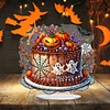 Acrylic Halloween Diamond Painting Desktop Ornaments Kit Home Bedroom Decoration