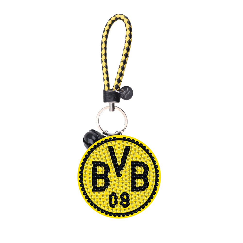 

1pcs Football Borussia Dortmund Double Sided - 5D DIY Craft Keychain, 501 Original