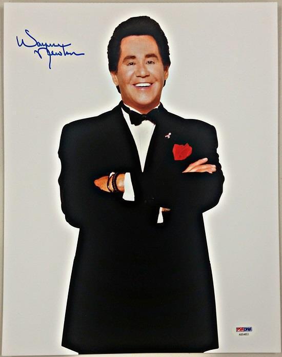 WAYNE NEWTON Autograph LAS VEGAS ENTERTAINER Signed 11x14 Photo Poster painting PSA/DNA COA #2