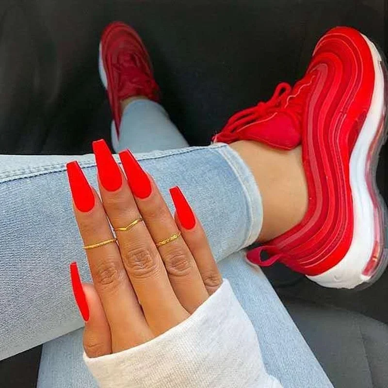 New Women Breathable Sneaker 2020 Woman Lace Up Vulcanized Ladies Comfortable Women's Casual Flat Female Tennis Shoes Plus Size