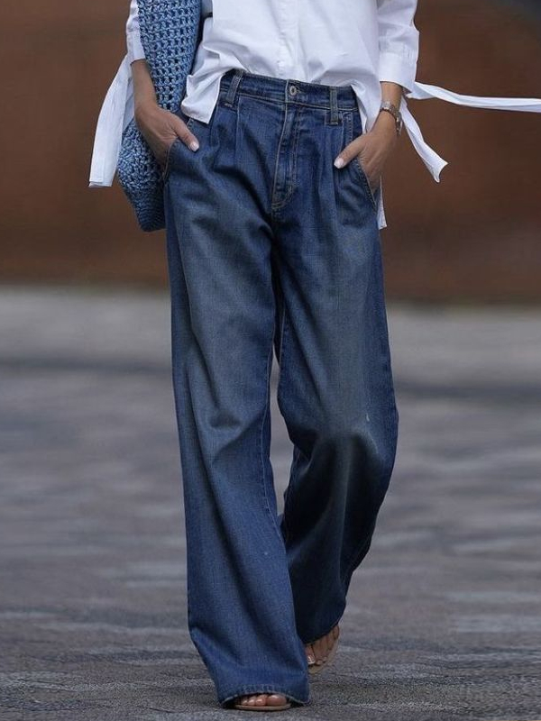 Vintage Casual Soft Women's Jeans tjj Shicloths