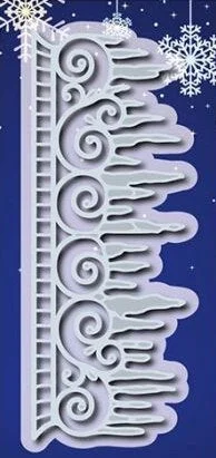 Piggy Craft metal cutting dies cut die mold Winter Christmas Series Scrapbook paper craft knife mould blade punch stencils dies