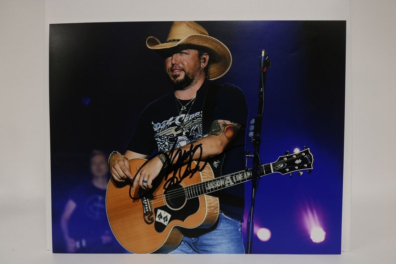 Jason Aldean Signed Autographed Glossy 11x14 Photo Poster painting - COA Matching Holograms