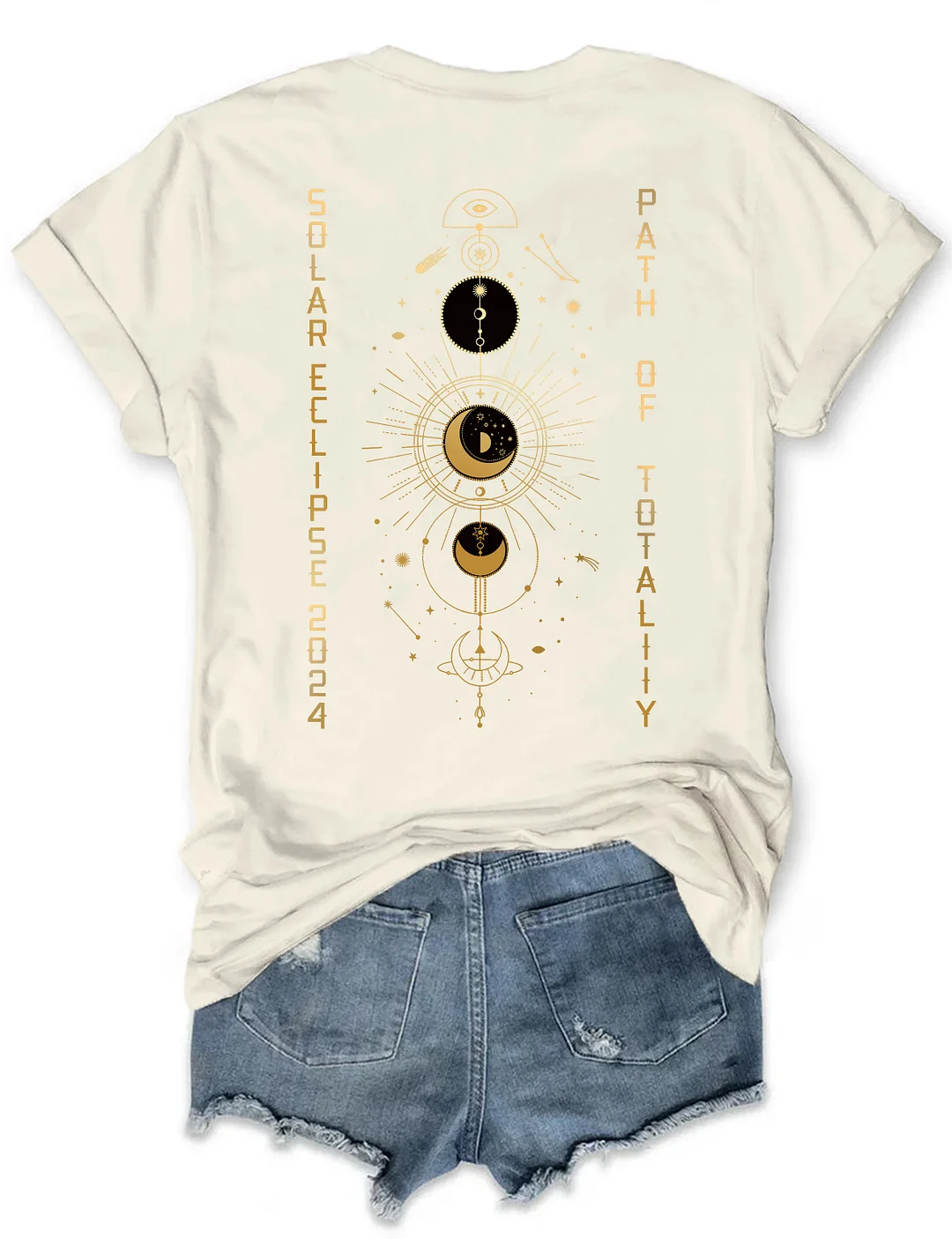 Path of Totality Total Solar Eclipse T-shirt