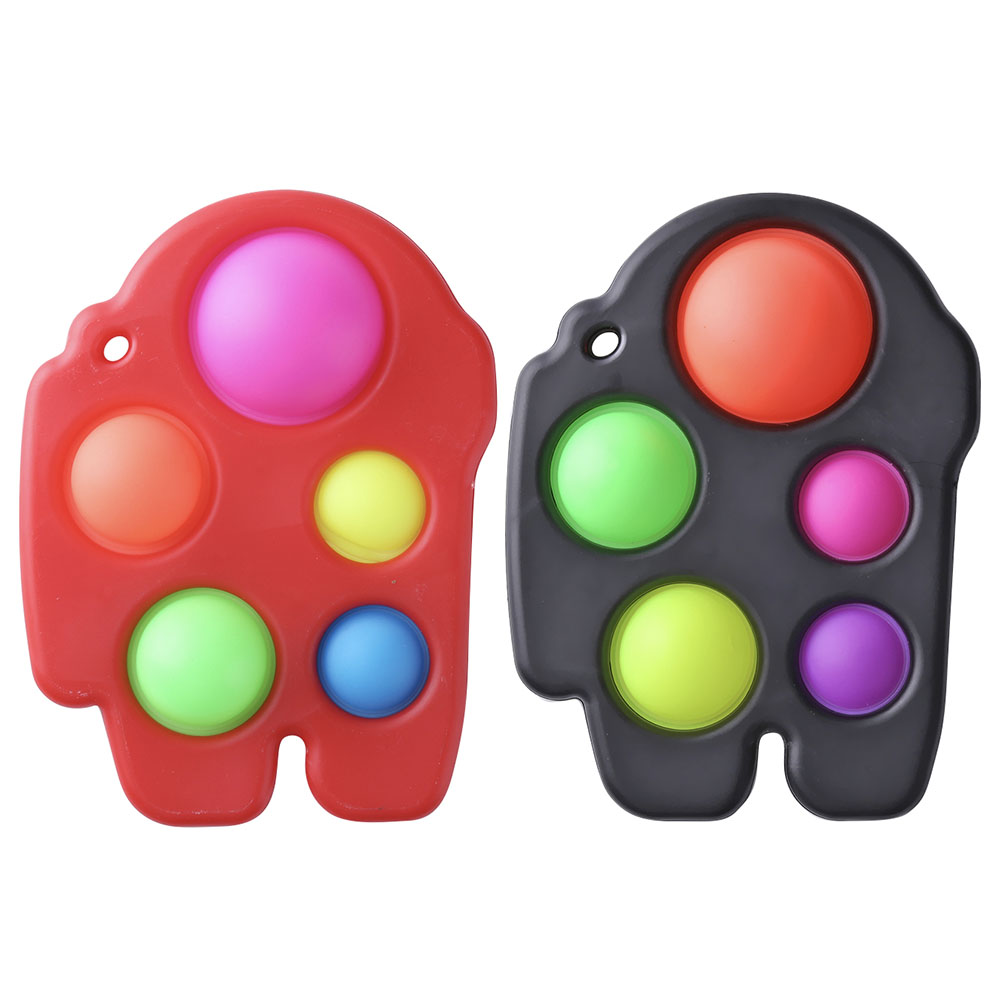 

Dimple Fidget Toy Cartoon Push Bubble Press Board Childrens Stress Relief, 501 Original