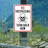 Warning No Trespassing - Vintage Metal Signs(12*16Inch) - Warning