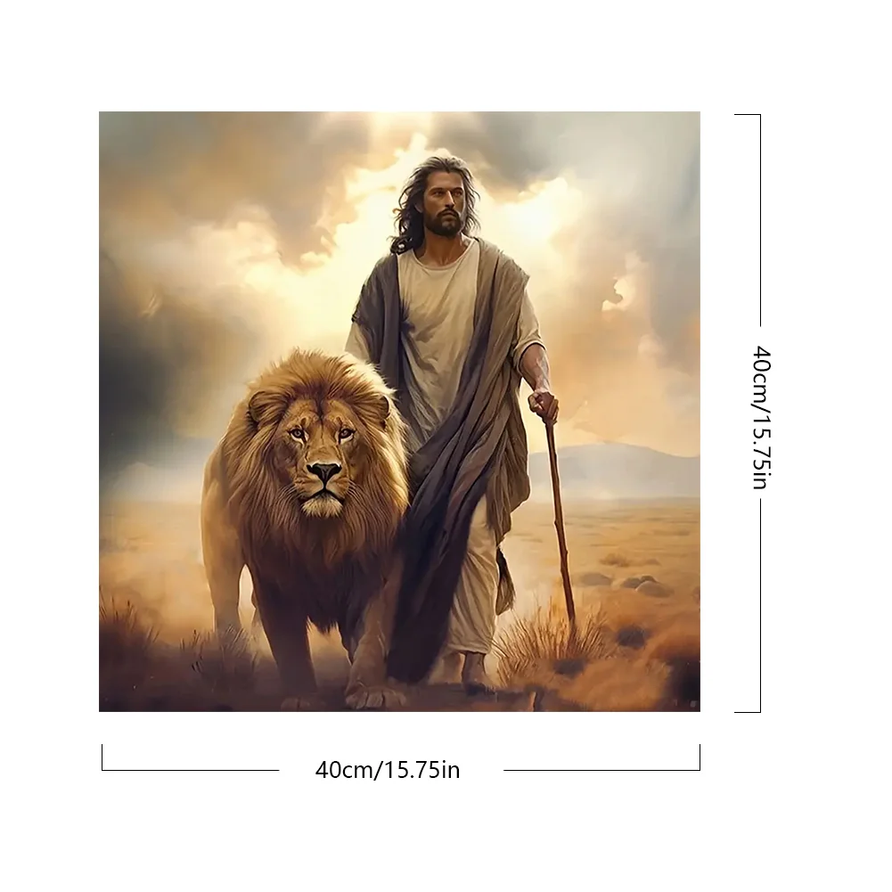 Jesus Lion - Paint By Number(40*40cm)